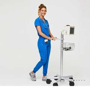 Royal Blue Figs Scrubs size Med